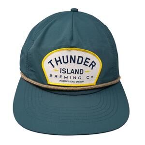 Thunder Island Brewing Co. 5 Panel Cap Blue One Size Adjustable Brist Blanks